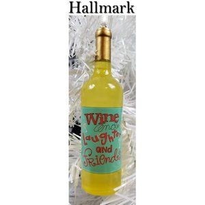 Hallmark Wine Laughter Friends Ornament NWT